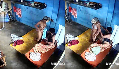 Tamil Wife Changing Clothes Captured Nude On CCTV Cam