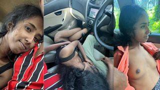 Indian Young Mallu Girl Fucking Hard Pussy In Car Captured