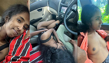 Indian Young Mallu Girl Fucking Hard Pussy In Car Captured