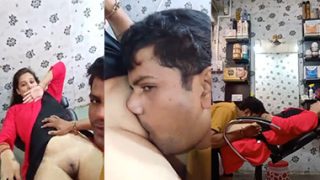 Desi Indian Couple – Pussy Licking In Beauty Parlour Viral