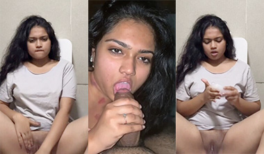 Desi Indian Horny Babe Blowjob Masturbating Pussy Fucked