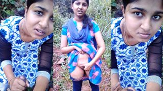 Tamil Teen GF Outdoor – Rubbing Pussy With BF Leaked