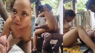 Mallu Horny Babe Blowjob – Outdoor Sex Leaked