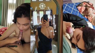Desi Mallu Girl Giving Blowjob – To Her Bf Big Cock