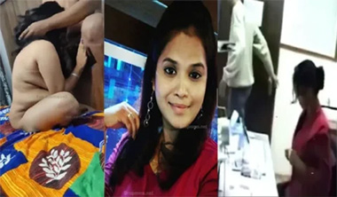 Telugu Office Girl Blowjob – Threesome Fucking Hard